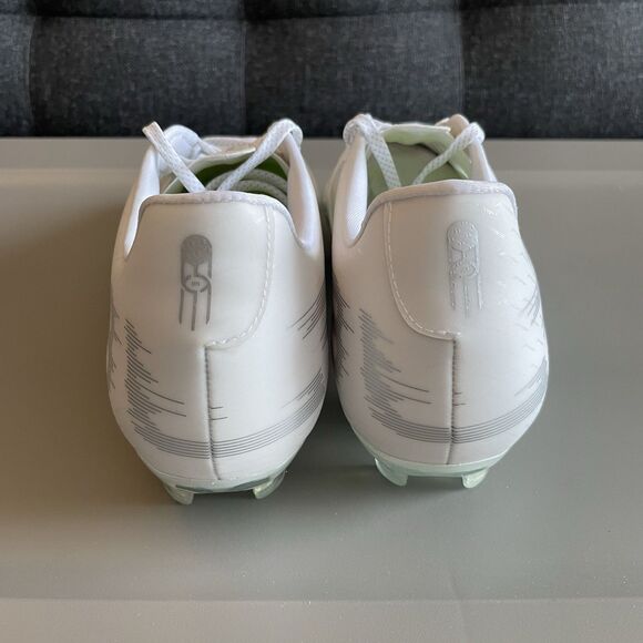 Under Armour Football Cleats White Silver Blur Lux MC 3023956-103 Mens Size 11.5 main image 5